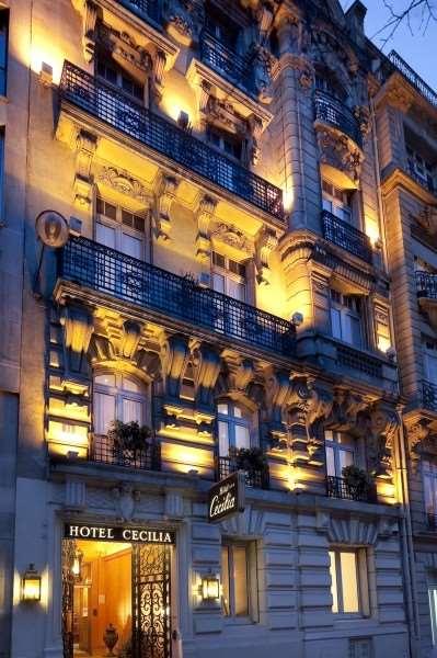 Hotel Cecilia Arc De Triomphe Paris Exterior foto